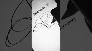 DRAMATIC Signature Style for Letters P, Q, & R #signature #art #name #letra #p #q #r #music