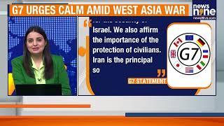 G7 Backs Israel, Labels Iran a Threat to West Asia Stability | Israel-Iran War | News9