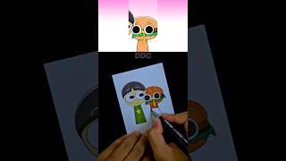 Perfect Messy Sprunki Mail meets OC Mr. Burger Cut! | Chaos to Precision #sprunki #incredibox #art