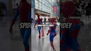 Spideys mask was so awesome! #newyorkcomiccon #manhattannewyork #comiccon2024 #cosplaygirl