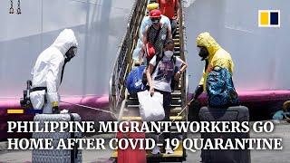 Thousands of Filipino migrant workers to return to homes after Covid-19 quarantines