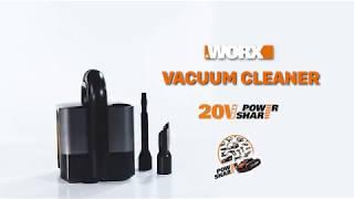 Worx WX030 Cordless Compact Vacuum Cleaner