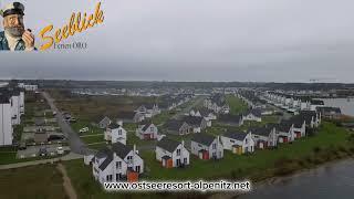 Kapitänsstraße Ostseeresort Olpenitz, Luftaufnahme 21.10.2023 nach dem Sturm,  Seeblick Ferien ORO