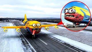 MINION PLANE EATER MONSTER in REAL LIFE (The Infected Sky)