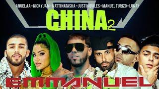 Anuel AA, Nicky Jam, Natti Natasha, Justin Quiles, Manuel Turizo, Lunay - China 2 (Video Oficial)