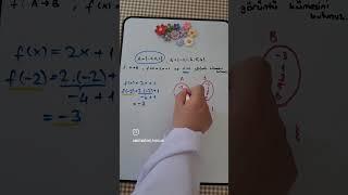 Fonksiyon Sorusu. #keşfet #shorts #matematik