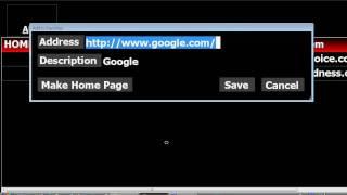 How To Set A Webpage As Your Homepage