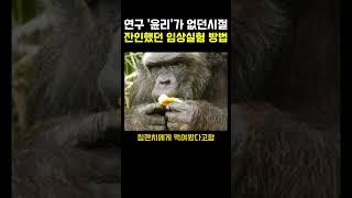 연구 윤리가 없던시절 ’미국‘의 임상실험 방법;;ㄷㄷ