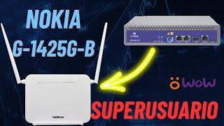 NOKIA  MODEL G-1425G-B SUPERUSUARIO ACCESSO A LA WAN