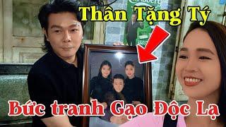 Thật Bất Linh Tý Được Thầy Giáo Toàn Tặng Bức tranh Bằng Gạo Độc Lạ