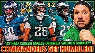 FRAUDS! HE LOOKED LIKE A ROOKIE! EAGLES DEFENSE FAST AND VIOLENT! MCLAURIN SHUT DOWN! BIG WIN! 8-2!