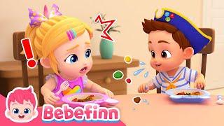 Good Manners | EP95 | Learn Healthy Habit | Etiquette Lesson for Kids | Bebefinn Nursery Rhymes