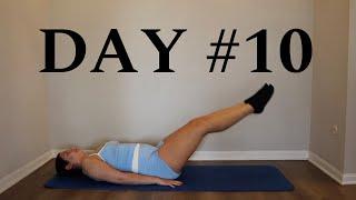 Day #10 Pilates Beginner 30 Day Workout Challenge At Home No Equipment