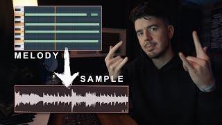 MAKING A MELODY SOUND LIKE ITS A SAMPLE | Making a Beat fl studio