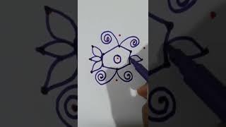 simple daily design 5 to 3#J.S Rangoli 
