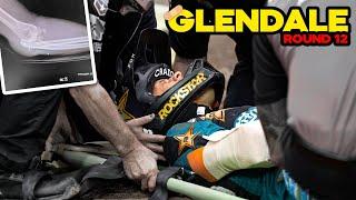 SEASON ENDED | Christian Craig Bad Crash at Glendale Supercross