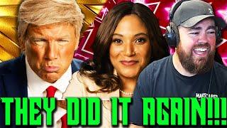 RAPPER REACTS to Donald Trump vs Kamala Harris | Epic Rap Battles of History