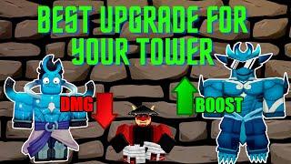 BEST UPGRADE FOR YOUR TOWER! | The House TD Roblox