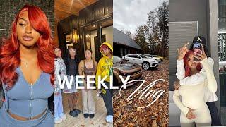 WEEKLY VLOG | new hair color + cabin trip + halloween party + etc