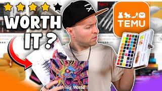 I Tested Cheap TEMU ART Supplies - is it a scam..?