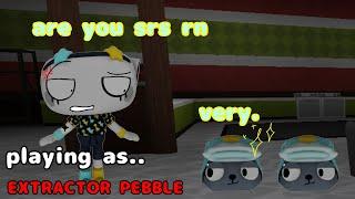 PLAYING AS AN EXTRACTOR PEBBLE TO MAKE MY SIBLINGS *MAD* //dandys world gameplay// startime pebble 