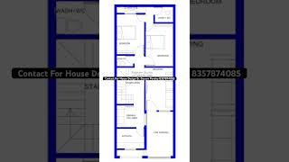 House Plan Idea For 2BHK With Parking  #housedesign #layout #floorplan