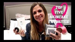 TOP FIVE FAVORITE SKINCARE PRODUCTS | FELICIA FAITH