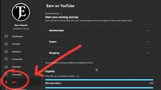 How to Apply for YouTube Monetization in YouTube Studio