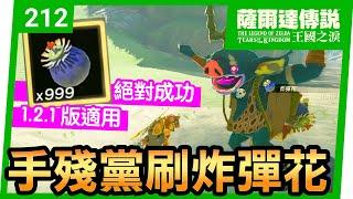 【薩爾達傳說 王國之淚】212-手殘黨刷炸彈花！絕對成功方法(Tears of the Kingdom)