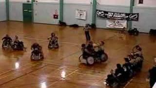 Wheelchair Rugby "Murderball" Hit