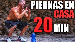 Ejercicios para Piernas EN CASA - Rutina para Piernas más Duras - 20 Minutos