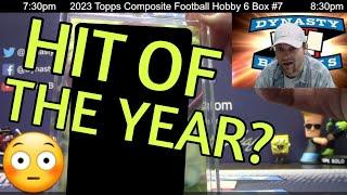 HIT OF THE YEAR?  2023 Topps Composite Football Card 6 Box Half Case 7