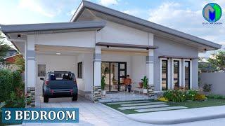 3 BEDROOM HOUSE DESIGN | 10x10 HOUSE DESIGN | 100 SQM