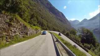 Geiranger: Ørnevegen (Eagle road) Downhill offroadbike