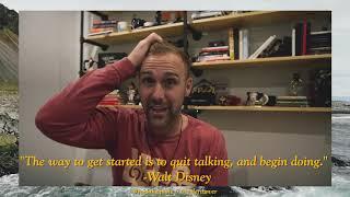 Walt Disney quote on how to start doing things