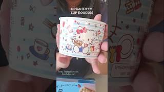 I found these Hello Kitty cup noodles here in South Korea #cupnoodles #hellokitty #lifeinkorea