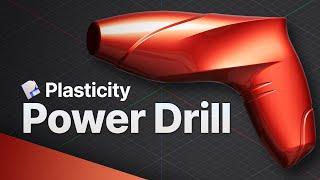 Power Drill Design in Plasticity | Best Surface Modeling Workflow