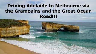 Driving Adelade to Melbourne via the Grampians and the Great Ocean Road!