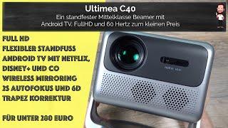 Ultimea C40 | Stable mid-range projector with Android TV, FullHD and 60 Hertz | It is worth it?