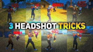 3 Easy TRICKS for HEADSHOT 2024 ! (GET 99% HEADSHOT RATE)