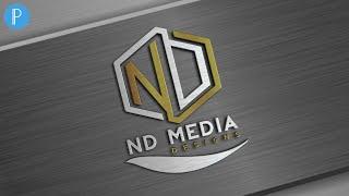 ND Media Designs Professional Logo Design Using Pixellab