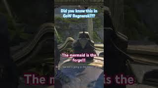 Another not form but nature reference in  #godofwar #ragnarok #mermaid #brok #kratos