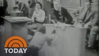 Dave Garroway Shows Off A Monkey In Studio | Archives | TODAY