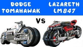 Dodge Tomahawk vs Lazareth LM 847 #lazarethmoto #DodgeTomahawk