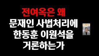 전여옥 정문일침/ 한동훈 이원석 뼈를 때렸다/ 문재인 사법처리 임박/누리pd-tv