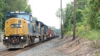 HD: Awesome Sunday of railfanning on the CSX River Line! 9-1-13.