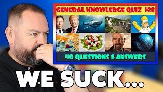 General Knowledge Trivia Quiz (Part 28) REACTION | OFFICE BLOKES REACT!!