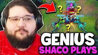 4 HOURS OF PINK WARD BEING A SHACO GENIUS! (500 IQ PLAYS)