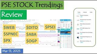 PSE Stock Trendings Review: March 13, 2025