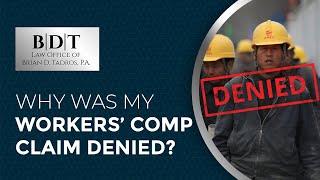 Why Was My Workers’ Comp Claim Denied?